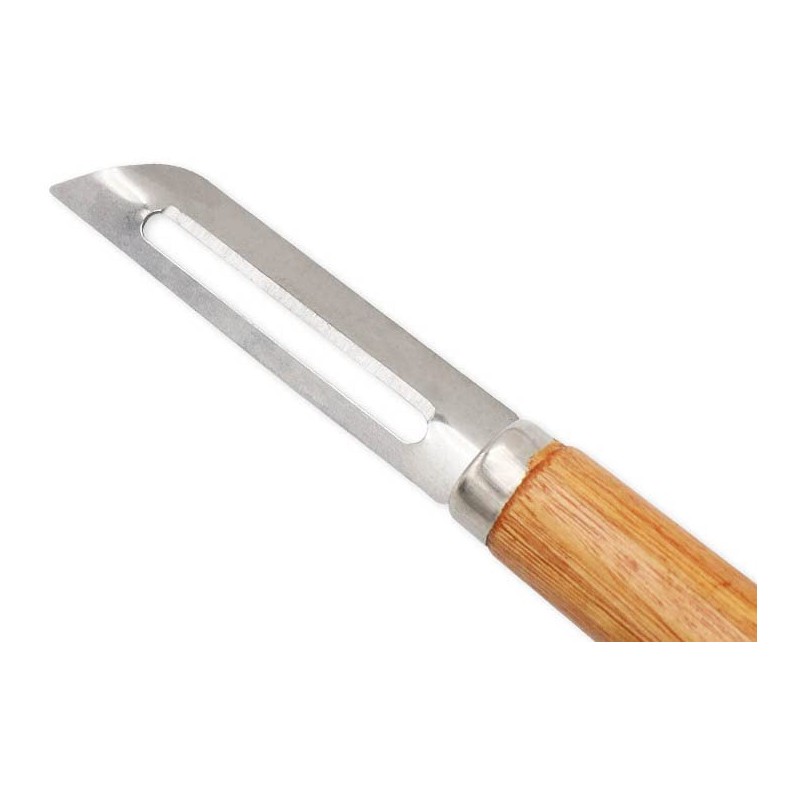 Potato Peeler,Vegetable Peeler, Wooden Handle Rotary Peeler for Potatoes Carrots