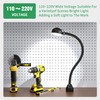 Work Light,12W Led Lamp, IP65 Water Proof Flexible Gooseneck Lamp