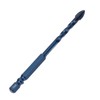 10Pcs Cross Spearhead Drill Bit Carbide Bits with 1/4in Hex