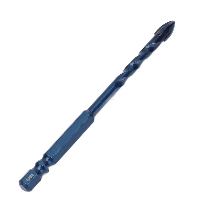 10Pcs Cross Spearhead Drill Bit Carbide Bits with 1/4in Hex