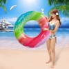 HappyHome Float Ring for Children, Adults, Rainbow, Kids, Float, Rainbow,