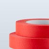 Lichamp 2 Pack Red Painters Tape 1 inch, Red Masking