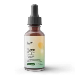 𝑵𝒆𝒓𝒗𝒆 & 𝑱𝒐𝒊𝒏𝒕 Supporting 𝑫𝒓𝒐𝒑𝒔 - Lion's Mane, Turmeric Adaptogen Mushroom - Keto, Vegan, 1 Pack A