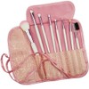 8 Piece Cosmetic Brush Set with Pink Bag Kosmetex