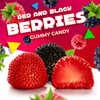 Berries Gummy Candy | 2 Pound Bag | Red and