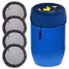 4 Pieces Rain Barrel Accessories Mesh Cover with Drawstring Collection