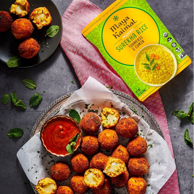 Maya Kaimal Foods - Organic Indian Everyday Rice - Turmeric