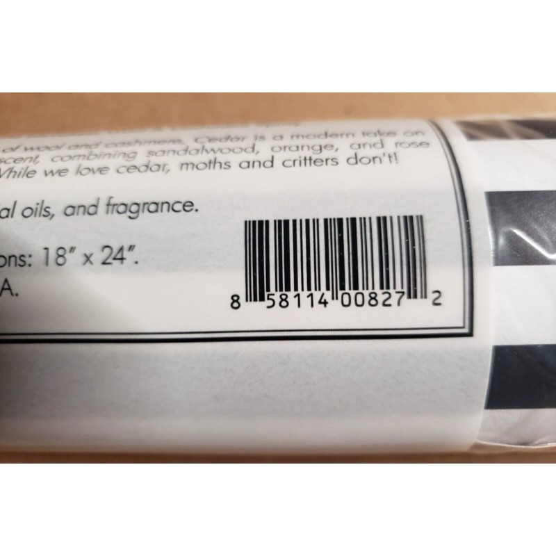 The Laundress SCENTED SHELF & DRAWER LINERS - CEDAR SCENT