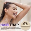2 PCS Shower Hair Catcher Wall,Hair Collector for Shower,Hair Grabber