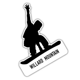 Willard Mountain New York Ski Adventures Souvenir 2 Inch Fridge Magnet Board Design