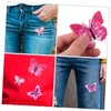 DOITOOL 20Pcs Butterfly Embroidery Patches for DIY Decor Multi Function