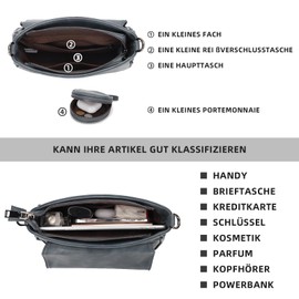 KL928 Shoulder bag women's handbag shoulder bag small bag women's handbag for work shopping travel, Peacock Blue, Relaxed