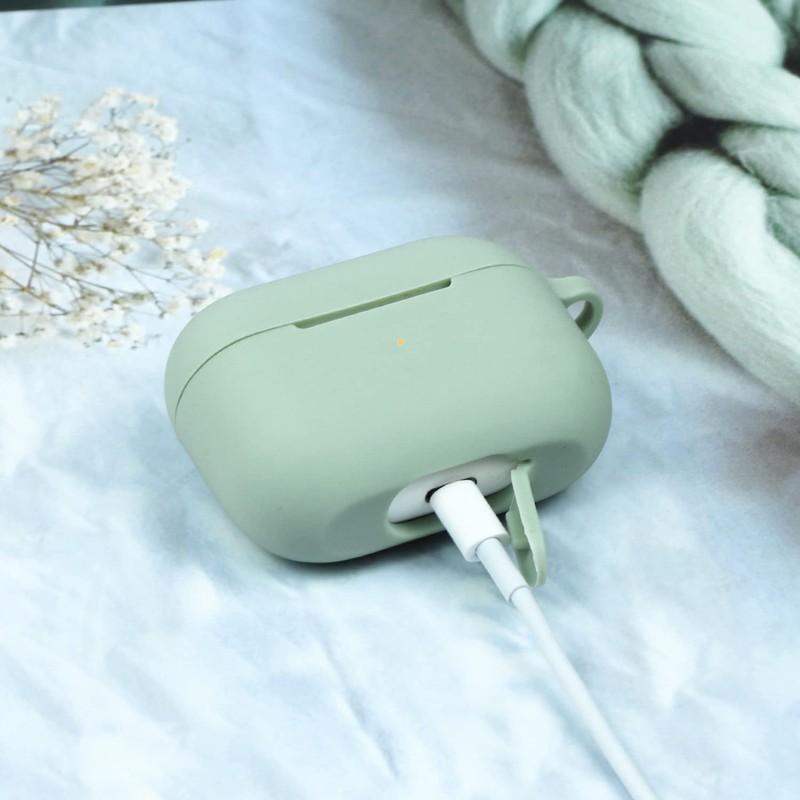 Wonhibo Sage Green for Airpods Pro Case for Men, Cool