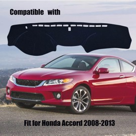 atsuch Car Dashboard Cover,Fit for Honda Accord 2008-2013, Auto Car Dashboard Cover Mat Pad Custom