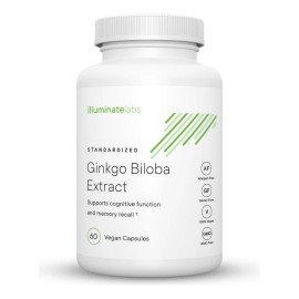 Ginkgo Biloba Extracto 240 Mg Illuminate Labs 60 Cápsulas