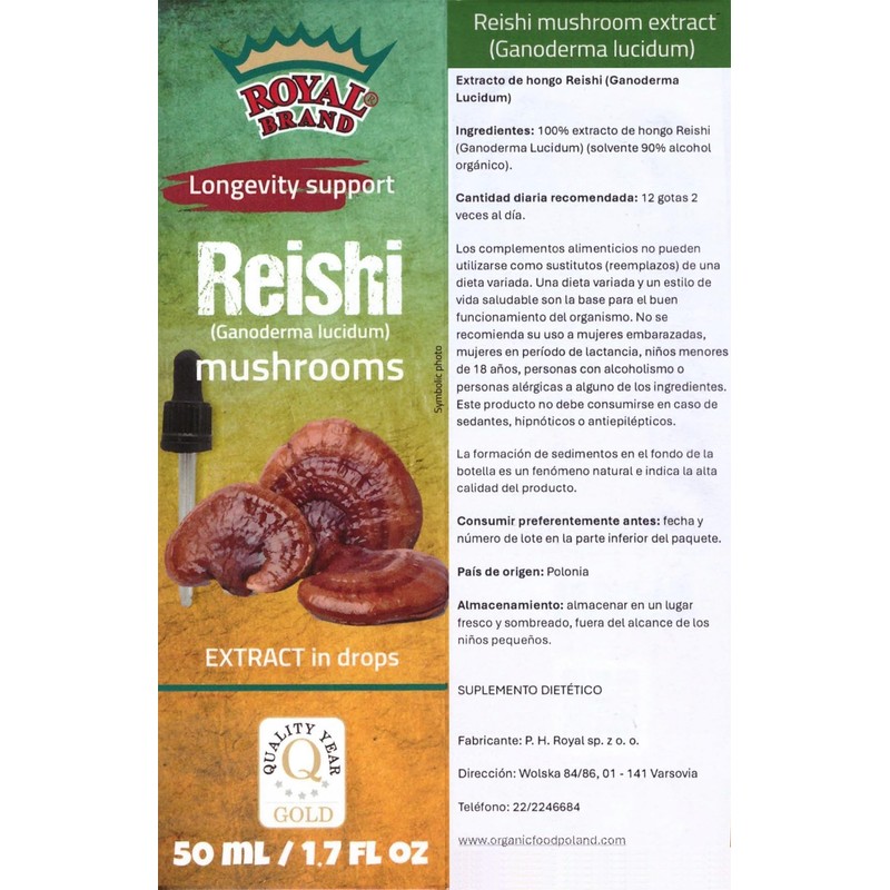 Reishi Mushroom Supplement/Our Reishi Mushroom Extract Promotes Longevity / Reishi