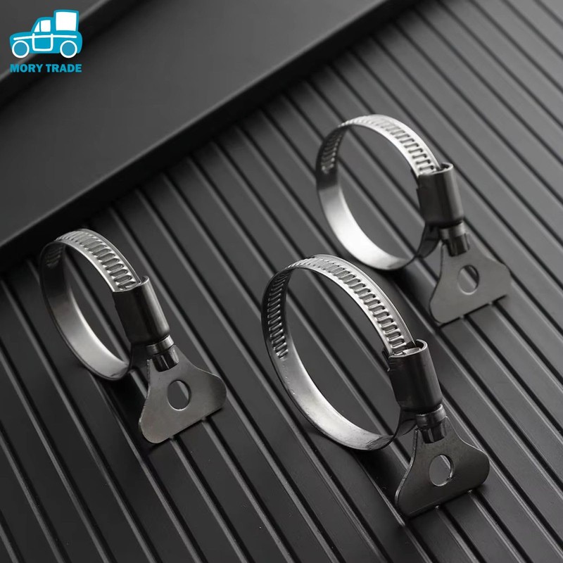 morytrade Hose Band, Stainless Steel, Hand Tighten, Hose Clamp, Drainage