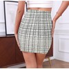 Ellames Women's Mini Club Skirt Basic Bodycon High Waist Pencil