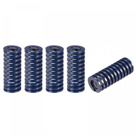 sourcing map Tool Spring Compression Springs 16 mm Outer Diameter 40 mm Long Spiral Embossing Light Load for Electrical Parts of 3D Printers Blue Pack of 5