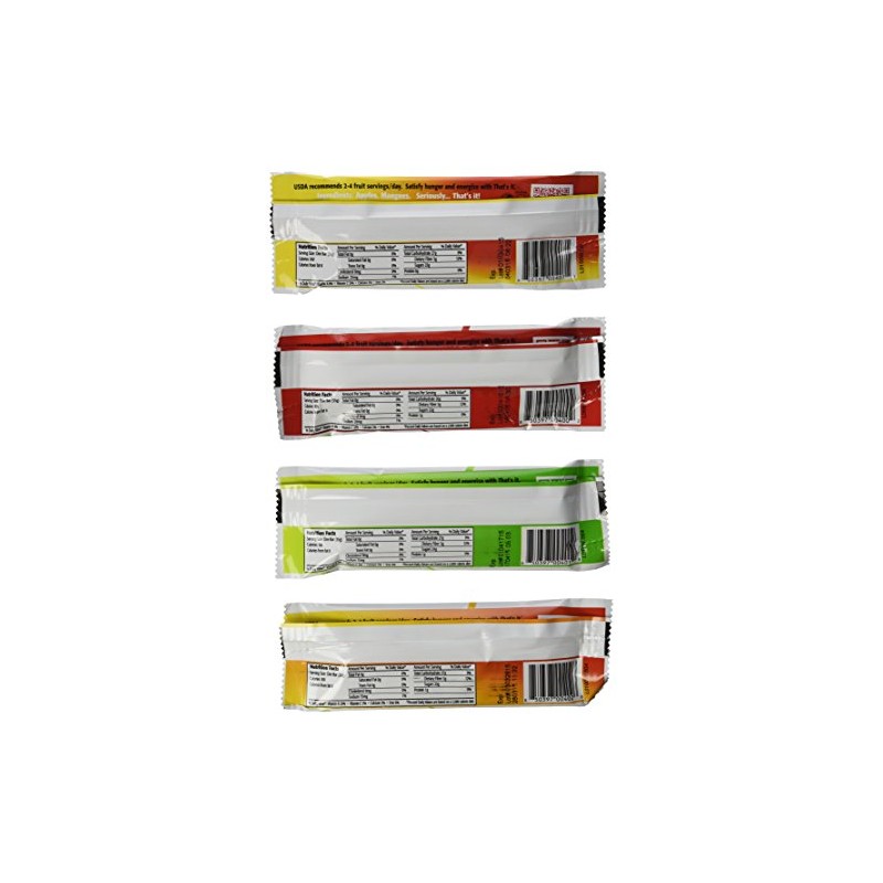 That's It Natural Fruit Bars Variety Pack, Apple+Mango, Apple+Pear, Apple+Cherry