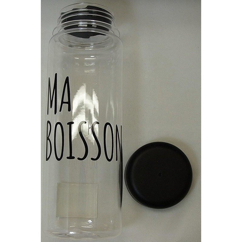 Fashionable Clear Bottle Water Flask 16.9 fl oz (500 ml)