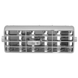 Technical Precision Replacement for Kenworth W900L Year 2012 Chrome Plastic AC Vent with Adjustable Louver