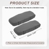 sourcing map Chair Armrest Slipcovers Covers, 22 x 7mm Polyester