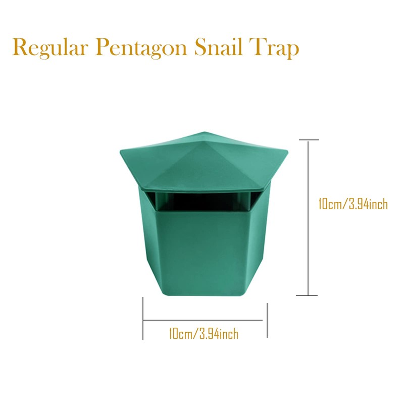 Pimaja Snail Trap 4 Pieces Eco-friendly to Catch Slugs Snails