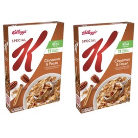 Generic Kelloggs - Cinnamon & Pecan Cereal - Made With Real Pecans - 11.8 Oz - Pack of 2