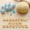 Fondant Letter Cutters, 3D Alphabet and Number Cutters, 62 Pcs