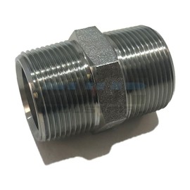 EDGE INDUSTRIAL Steel HEX Nipple 1-1/4" Male NPT MNPT HYDRUALIC/Fuel/AIR/Water/Oil/Gas/WOG