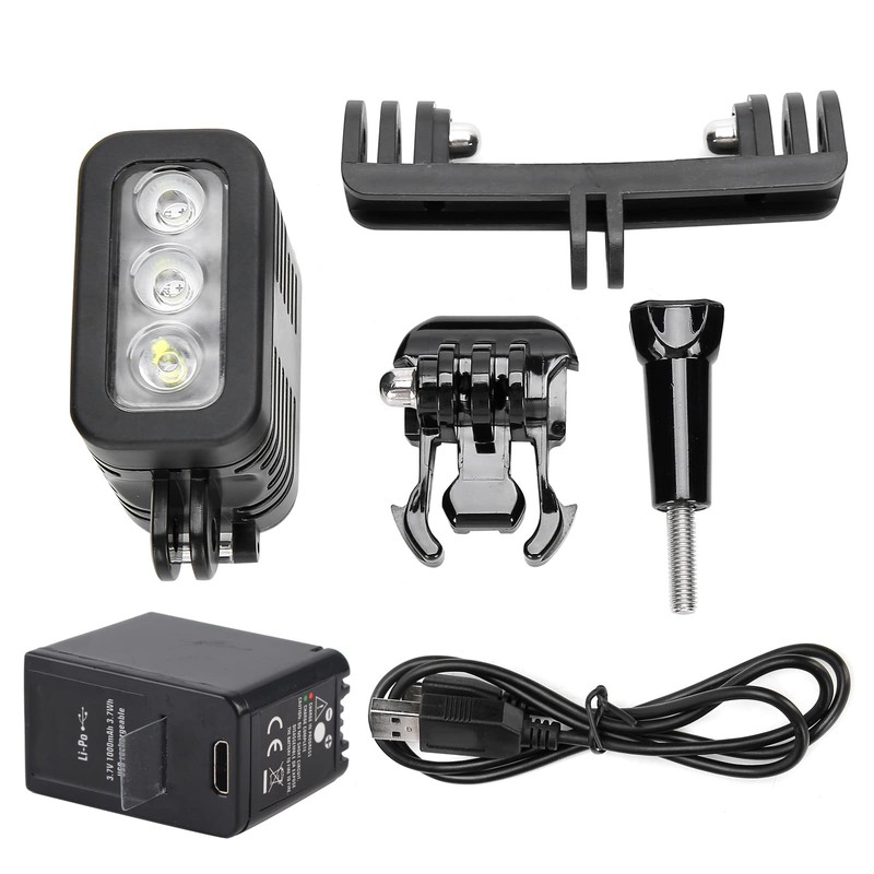 Diving Cutter, Waterproof Fill Light and Accessories, 45 m Waterproof