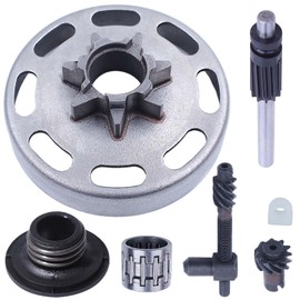 AUMEL .325" 7T Clutch Drum Oil Pump Worm Gear Chain Adjuster Kit For Husqvarna 435 435E 440 440E Chainsaw 505441501