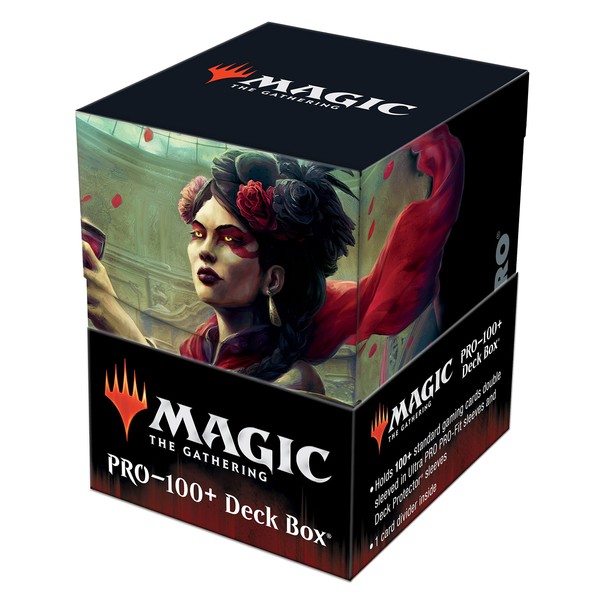 Ultra Pro - Magic: The Gathering Commander Innistrad Midnight Hunt Henrika, Infernal Seer 100+ Card Deck Box, Ultimate Collectible Card Protection, Gaming Cards, Sports Cards, MTG Cards