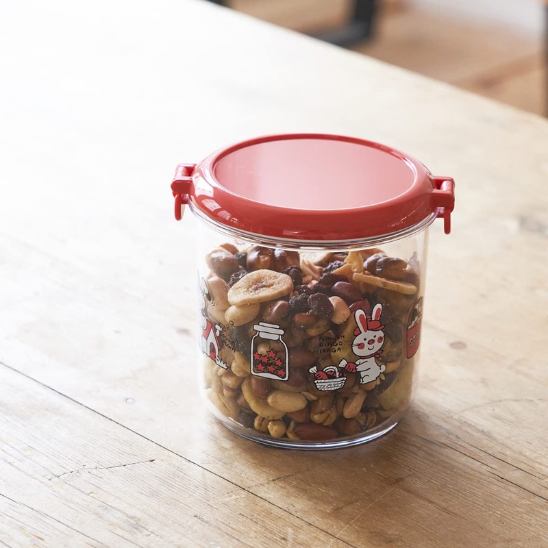 Shimojima Canister Storage Container, 28.7 fl oz (800 ml), Stop