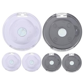 Vaguelly 6Pcs Portable Refillable Eyeshadow Pan Organizer Magnetic Case for Eyeshadow Powder Compact and Travel Friendly Makeup Storage for Women