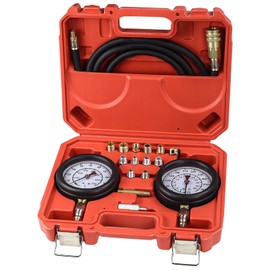 Master Engine and Transmission Oil Pressure Test Set – High and Low Pressure Gauges for Testing Transmission and Engine Pressure