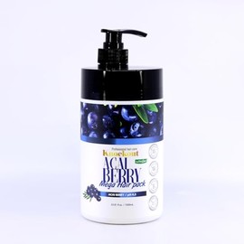 KnockOut Acai Berry Mega Hair Pack 1000ml/ 33.81 fl. Oz for damaged hair restore