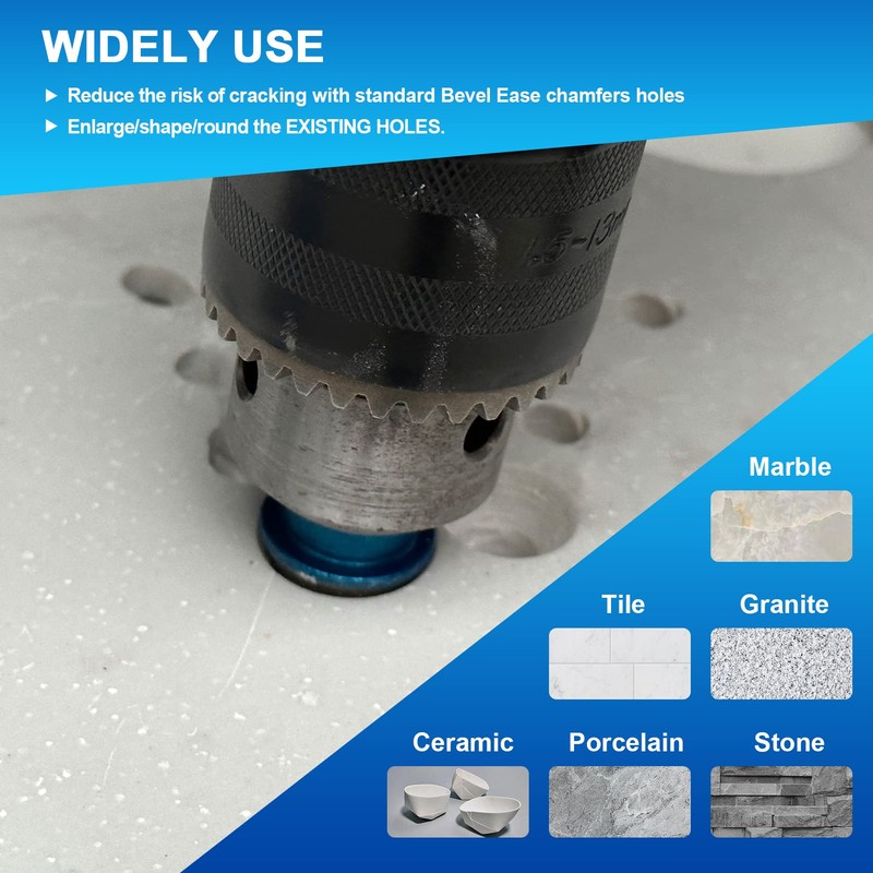 Diamond Beveling Chamfer Bit,BRSCHNITT 20mm Diamond Finger Milling Bits hex