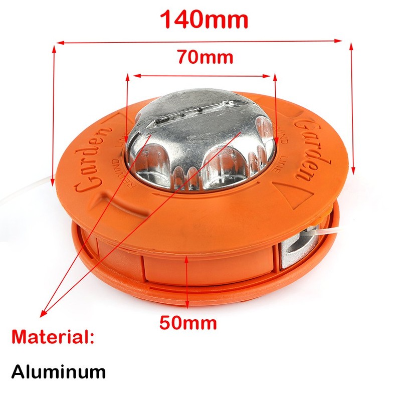 Alloy Universal Twister Bump Feed Line Trimmer Head Whipper Brush
