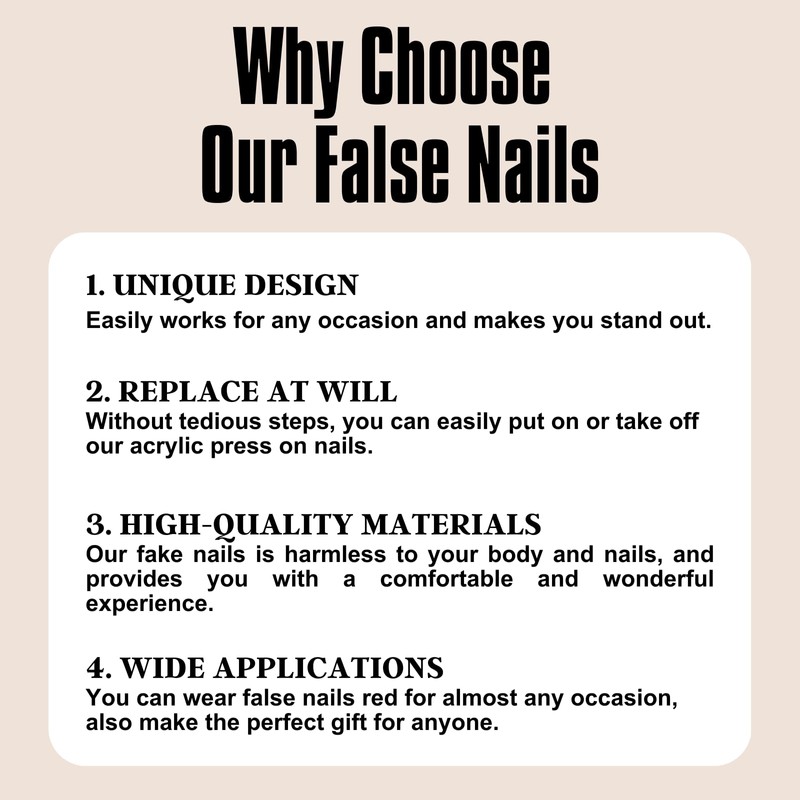 Press On Nails French Tip - 240 PCS Gradient Medium