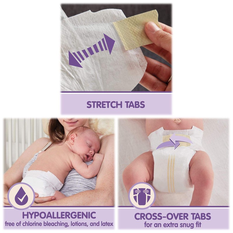 HAO M Mark Premium Baby Diapers - Size 1 (8-14