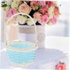 MERRYHAPY Tiny Baskets Set of 6 Weaving Storage Baskets Handles