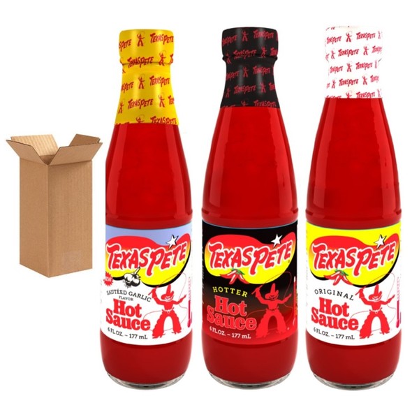 Bundle - 3 Items: Texas Pete Hot Sauce Sampler -