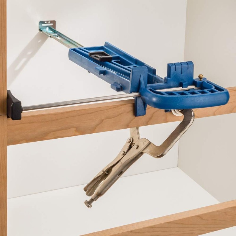 Rockler Universal Drawer Slide Jig - Cabinet Hardware Jig Install