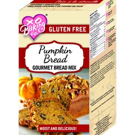 XO Baking Gourmet Pumpkin Bread Mix - Flavorful Moist Gluten Free Pumpkin Bread - No Preservatives or Artificial Flavors (Case of 6)