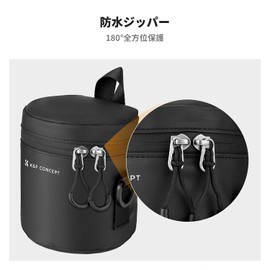 K&F Concept Camera Lens Case, Black, Modern