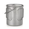 TOMSHOO Ultralight 750ml Titanium Pot Portable Titanium Water Mug Cup