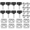 Greluma 8 Sets Universal Hardtop Screws for Jeep Wrangler -