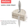 Universal Knife Block Holder for Kitchen, WELLSTAR Knife Stand without